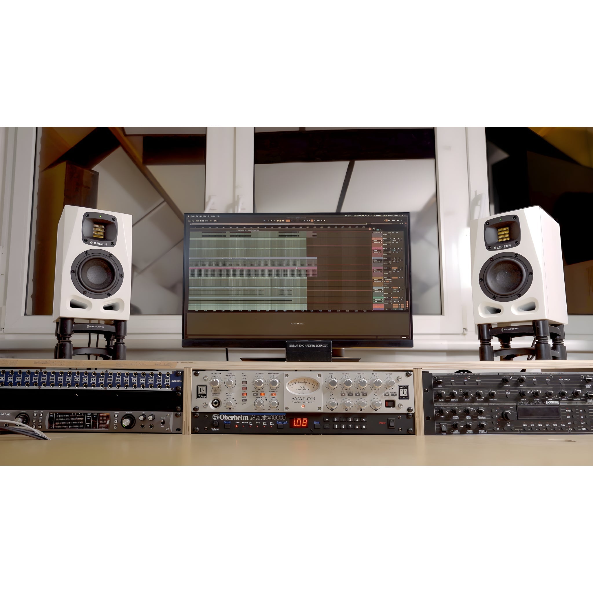 ADAM Audio A4V LIMITED EDITION WHITE - Monitor de estudio activo de 4" - Tempo Shop