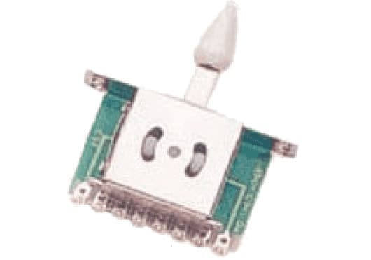 YELLOW PARTS ADIEZ1188W - Conmutador selector de pastillas de 5 posiciones para Stratocaster con perilla blanca