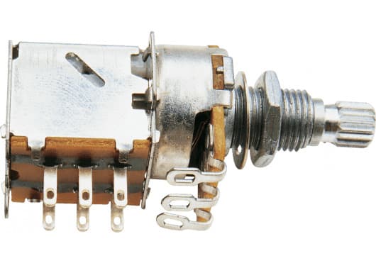 YELLOW PARTS ADIEZ1206 - Potenciómetro de volumen Push - Pull de 500 K OHM - Control y versatilidad para guitarra eléctrica