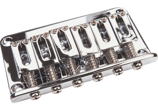 YELLOW PARTS ADIEZ1250C - Puente fijo cromado para Stratocaster