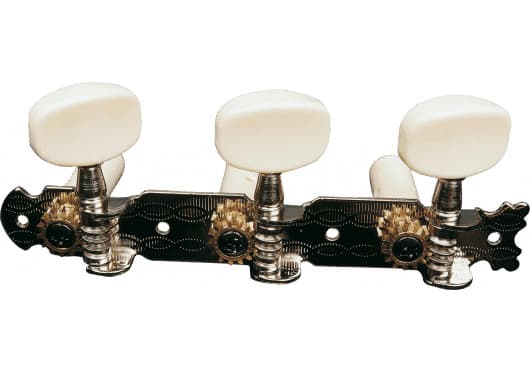 YELLOW PARTS ADIEZ1758N - Kit de Clavijas de Afinación para Guitarra Clásica con Acabado Niquelado