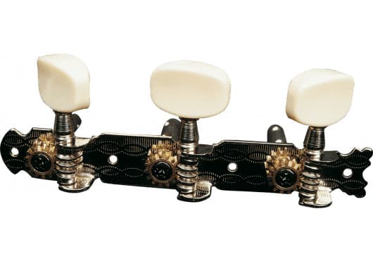 Yellow Parts ADIEZ1768N - Clavijero Completo para Guitarra Clásica y Flamenca (Acabado Níquel)