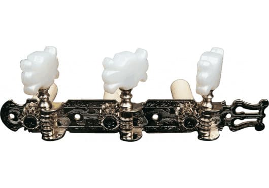 YELLOW PARTS ADIEZ1779N - Clavijeros dorados para guitarra clásica con palomilla tipo mariposa