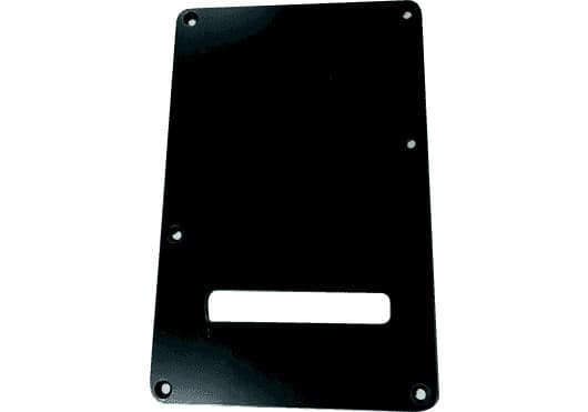 YELLOW PARTS ADIEZ2120B - Tapa Trasera para Trémolo de Guitarra Eléctrica Tipo Stratocaster (Negra)