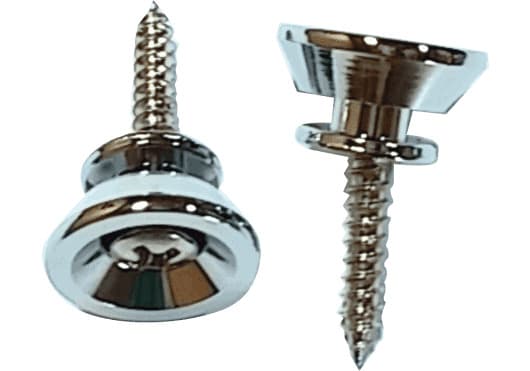 YELLOW PARTS ADIEZ2396C - Enganches de Correa Tipo LP Cromados (Pack de 2)