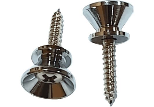 YELLOW PARTS ADIEZ2397C - Set de Enganches de Correa Tipo Strat (Cromado)