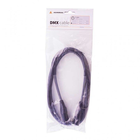 Admiral Cable DMX 5 Pines - 2,5 m Negro para Iluminación - Tempo Shop