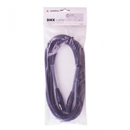 Admiral Cable DMX 5 Pines XLR - Señal de iluminación 5 metros - Tempo Shop