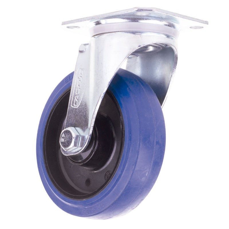 Admiral Rueda Giratoria Sin Freno 125mm Azul - Protección Total - Tempo Shop