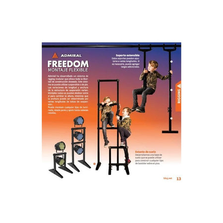 Admiral Freedom 60 cm - Percha de suspensión para rigging