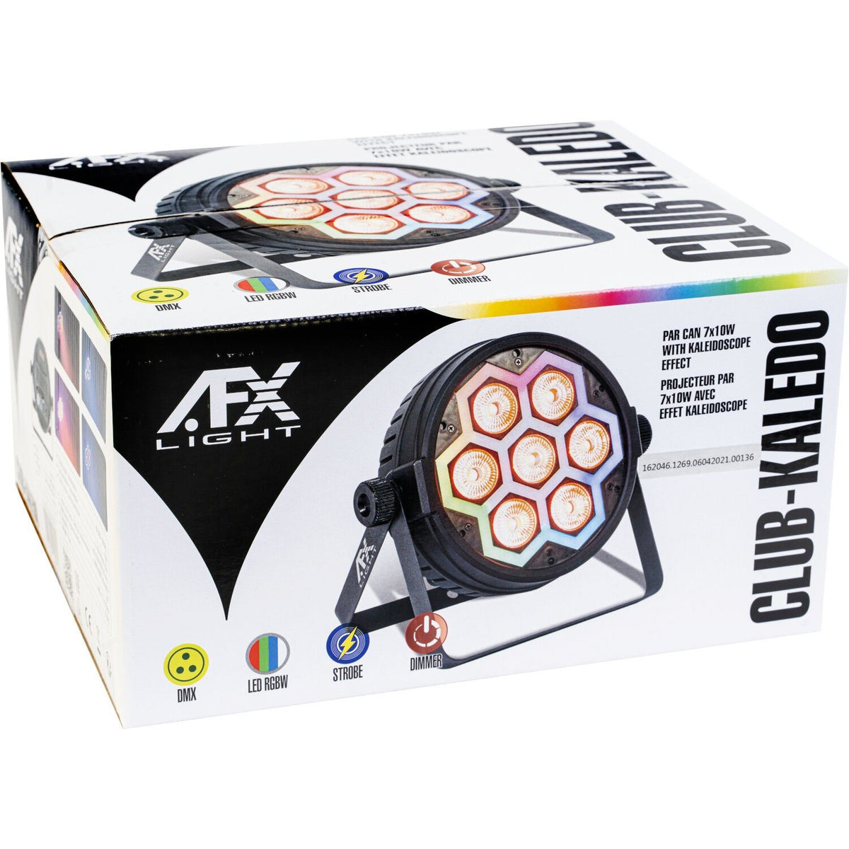AFX Light CLUB-KALEDO - Proyector PAR 7 x 10W con efecto caleidoscópico - Tempo Shop