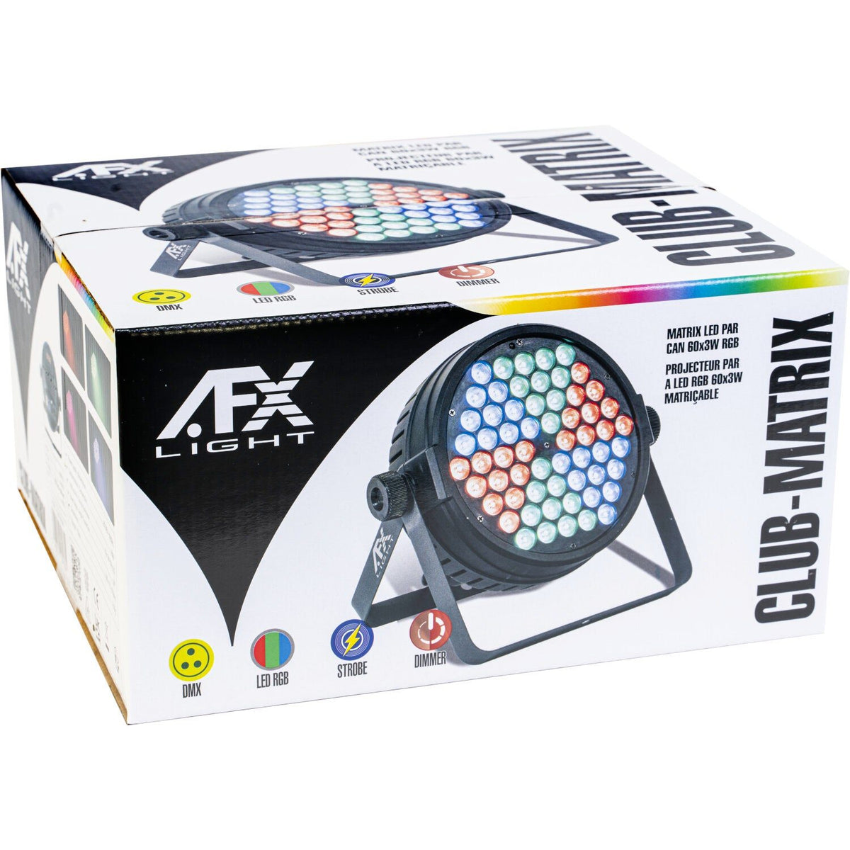 AFX Light CLUB-MATRIX – Proyector PAR Matrix LED CAN 60×3W RGB - Tempo Shop