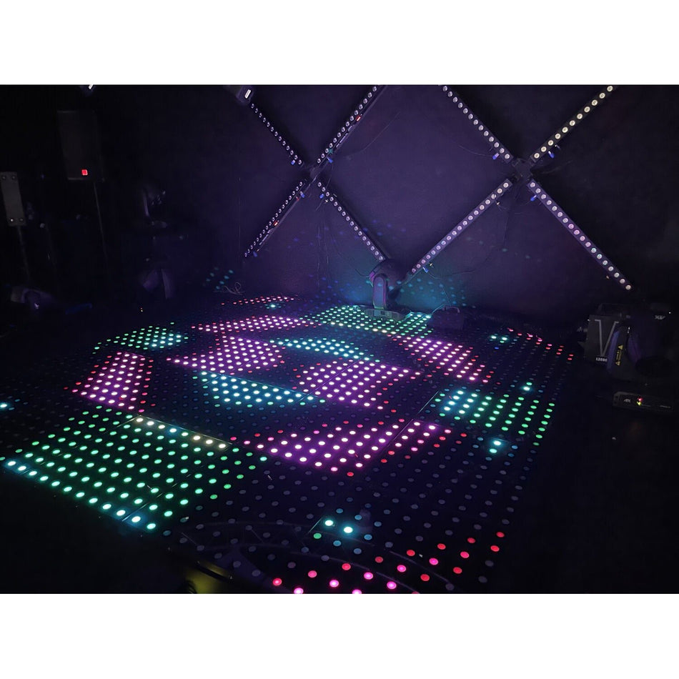 AFX Light CRAZY-DANCEFLOOR – Pista de baile LED de 3×3 m - Tempo Shop