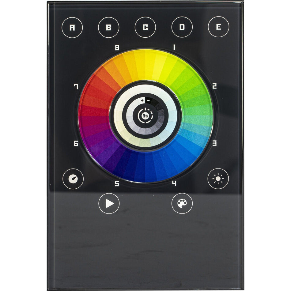 AFX Light DMX-TOUCH-PANEL-512 – Controlador de iluminación DMX de pared ultra plano - Tempo Shop