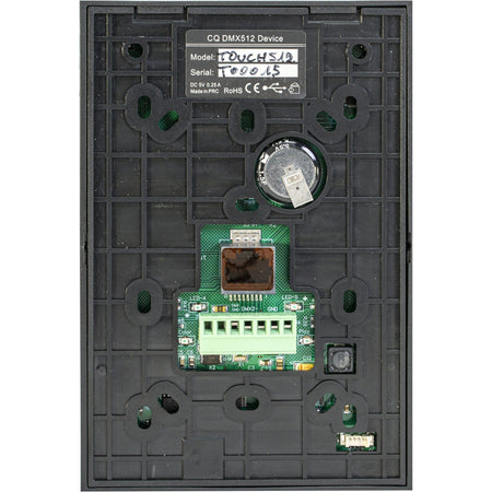 AFX Light DMX-TOUCH-PANEL-512 – Controlador de iluminación DMX de pared ultra plano - Tempo Shop