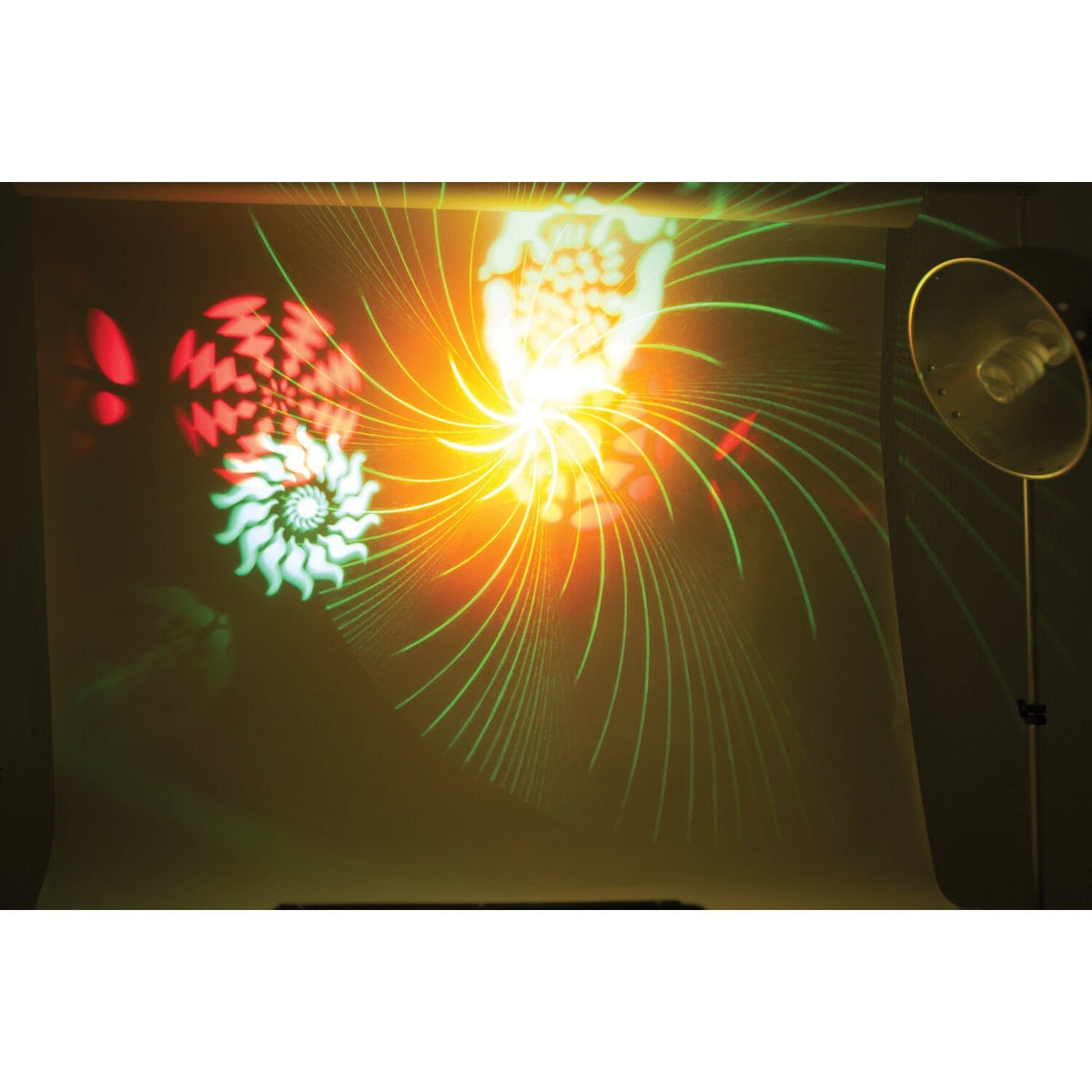 AFX Light DYNAMIC-LZR - Efecto de iluminación LED Moonflower Gobo+Wash+Laser 3-en-1 - Tempo Shop