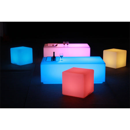 AFX Light LED-SQUARETABLE - Mesa de fiesta cuadrada LED - Tempo Shop