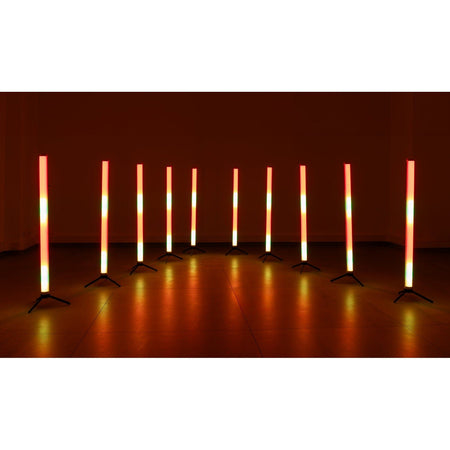 AFX Light SPECTRA-TUBES-FC – 10 tubos LED recargables IP65 RGBW de 1 m en flight case - Tempo Shop
