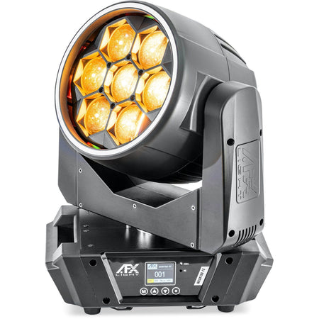 AFX Light WASH760-FC – Cabeza móvil Wash Zoom con efecto anillo en flightcase - Tempo Shop