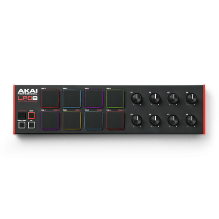 AKAI Professional LPD8 MKII - Controlador de pads y potenciómetros USB - Tempo Shop