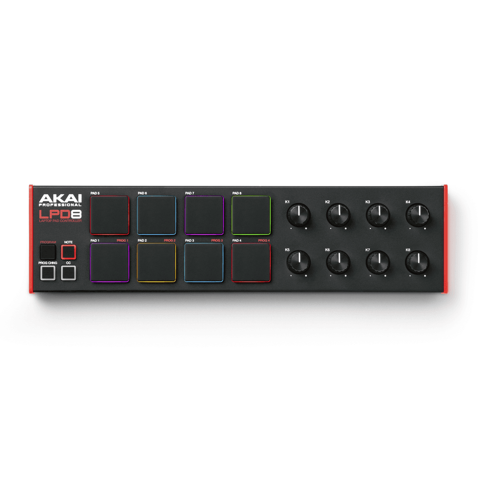 AKAI Professional LPD8 MKII - Controlador de pads y potenciómetros USB - Tempo Shop