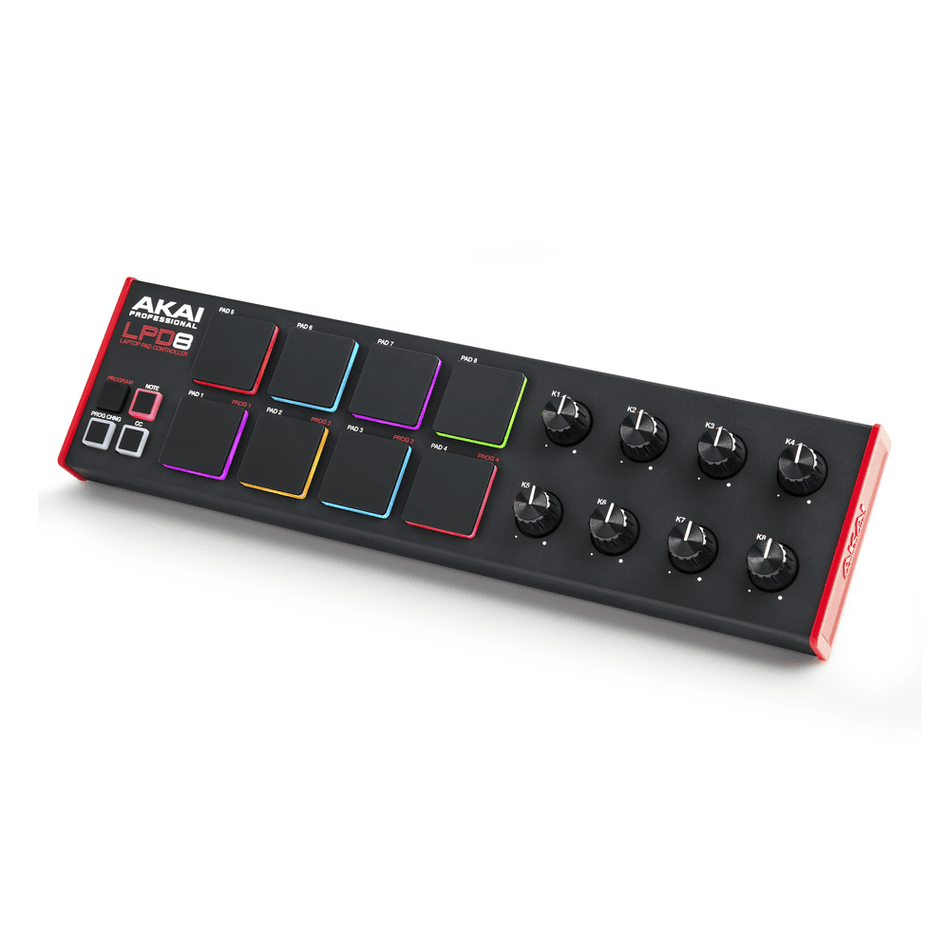 AKAI Professional LPD8 MKII - Controlador de pads y potenciómetros USB - Tempo Shop