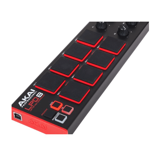 AKAI Professional LPD8 MKII - Controlador de pads y potenciómetros USB - Tempo Shop