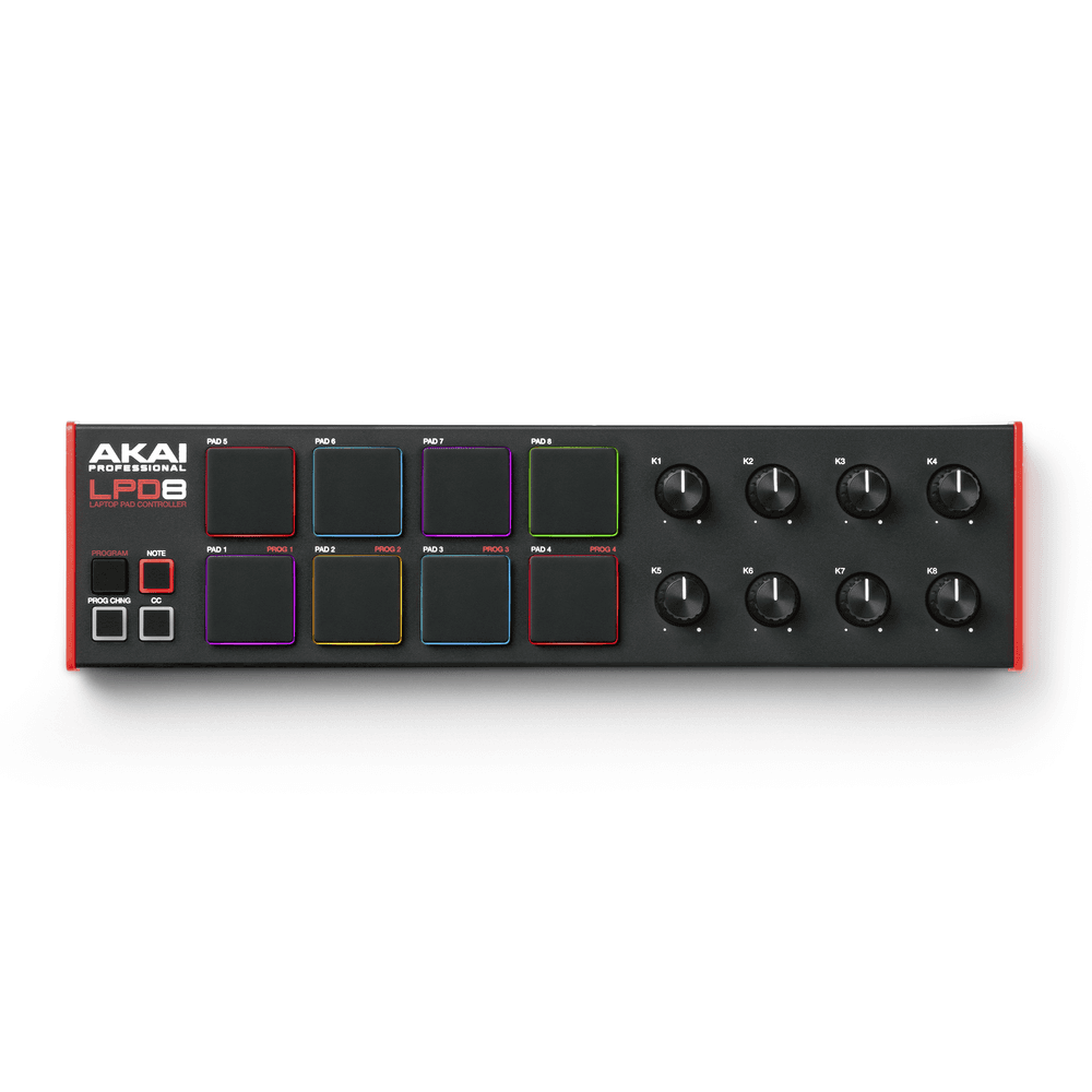 AKAI Professional LPD8 MKII - Controlador de pads y potenciómetros USB - Tempo Shop