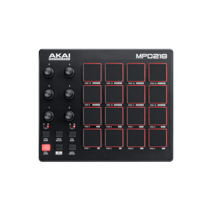 AKAI Professional MPD-218 - Controlador USB - Tempo Shop