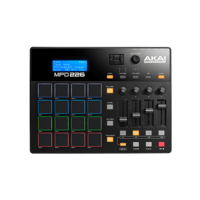 AKAI Professional MPD-226 - Controlador MIDI/USB - Tempo Shop