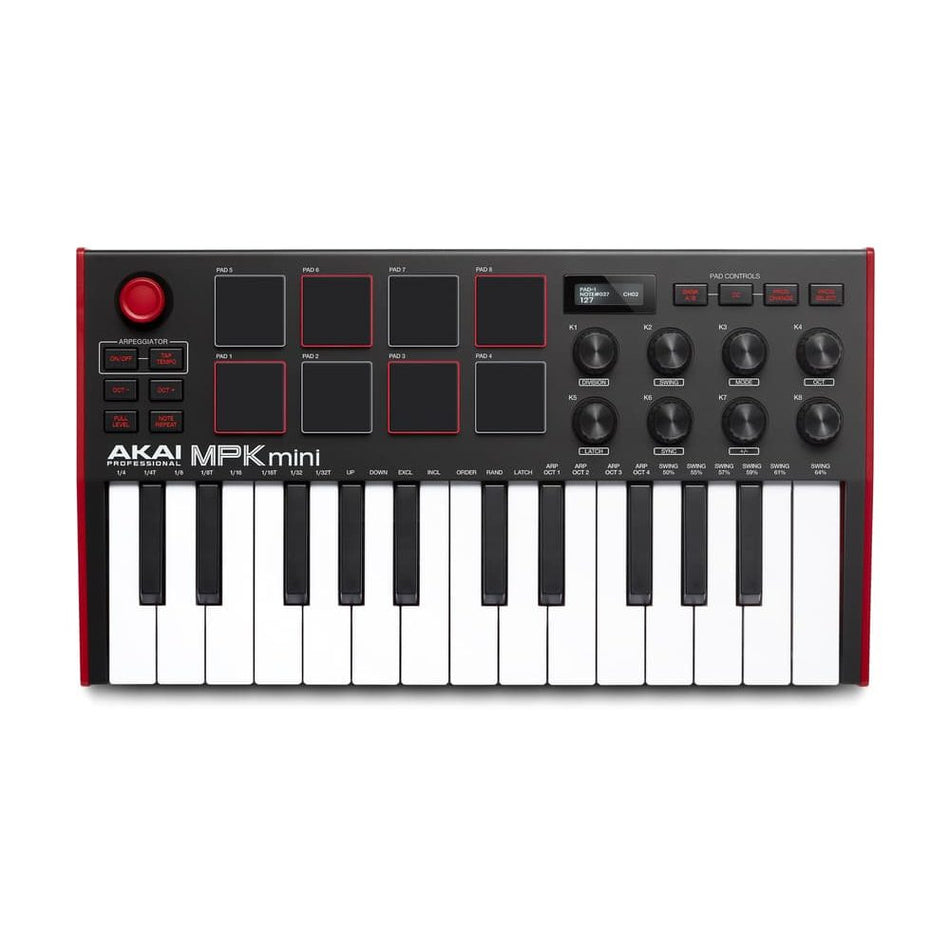 AKAI Professional MPK MINI MK3 - Minicontrolador MIDI ultracompacto - Tempo Shop