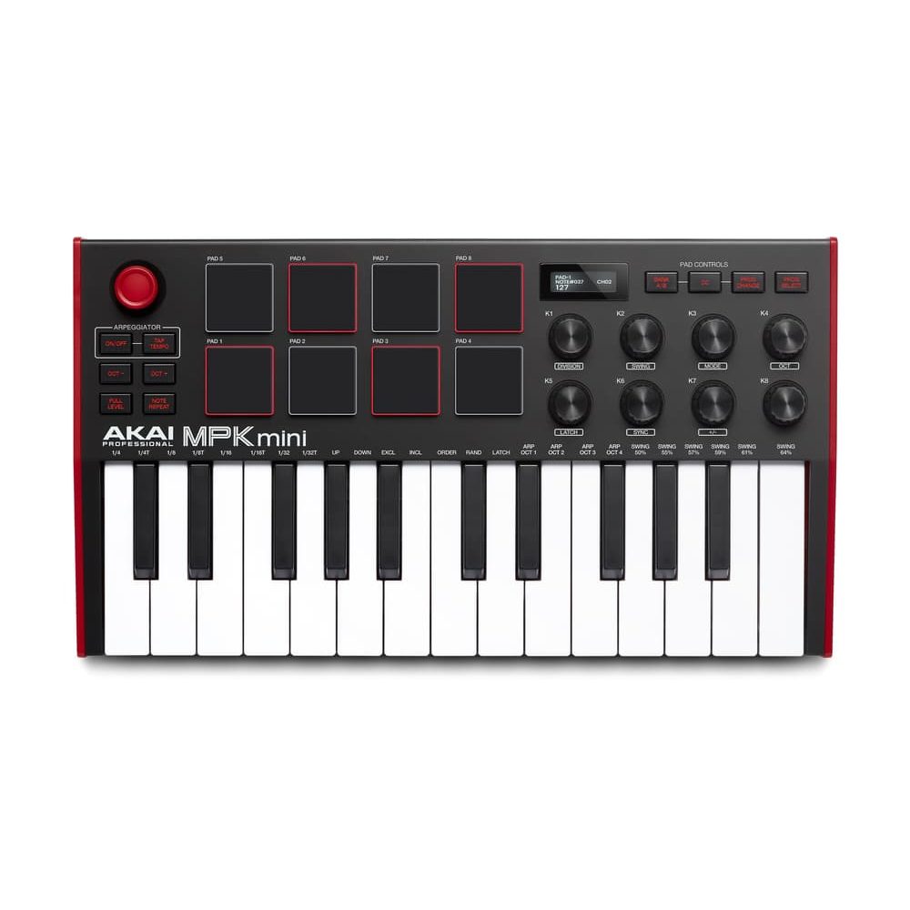AKAI Professional MPK MINI MK3 - Minicontrolador MIDI ultracompacto - Tempo Shop
