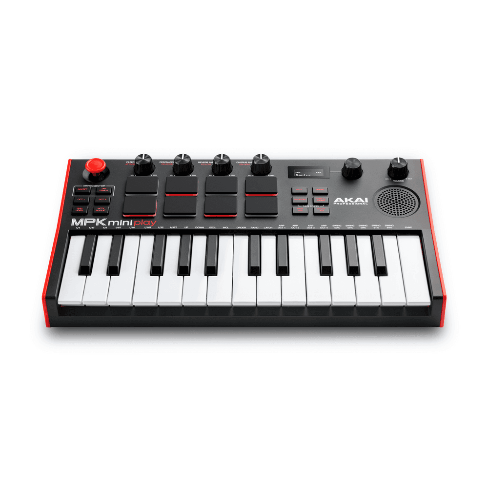 AKAI Professional MPK MINI PLAY MK3 - Minicontrolador MIDI USB con altavoz integrado - Tempo Shop