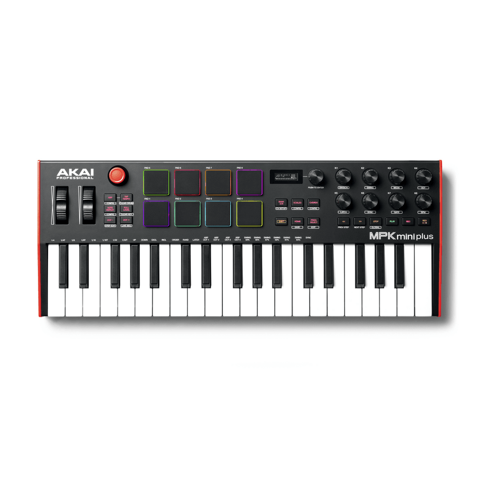 AKAI Professional MPK MINI PLUS - Controlador de teclado USB 37 teclas - Tempo Shop