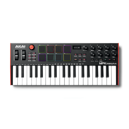 AKAI Professional MPK MINI PLUS - Controlador de teclado USB 37 teclas - Tempo Shop