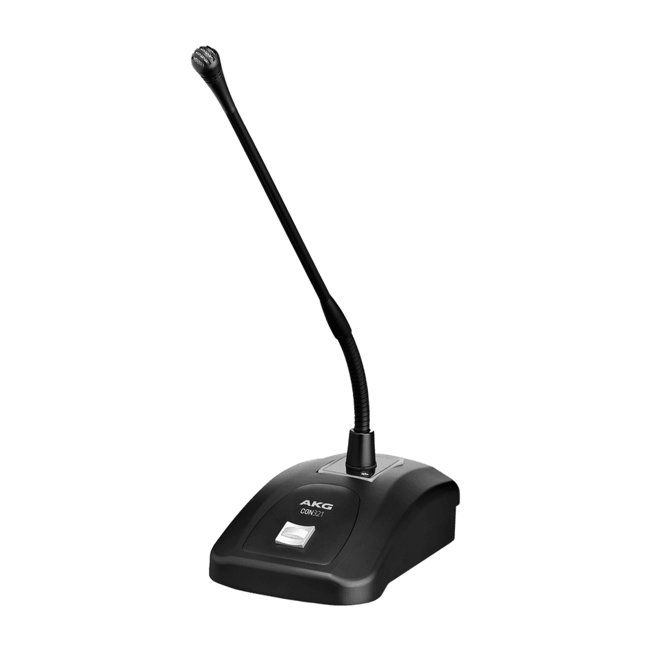 AKG CGN321STS - Micrófono de mesa cardioide con cuello de cisne de 30 cm y base programable