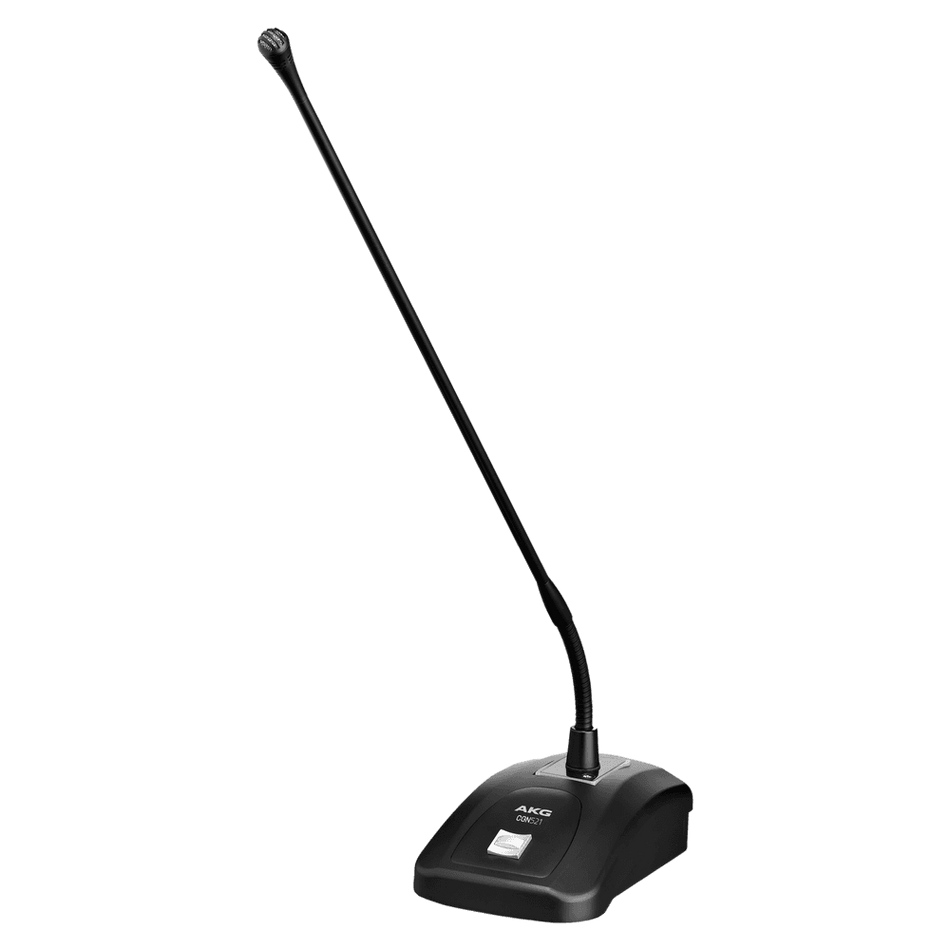 AKG CGN521 STS - Micrófono de mesa cardioide con cuello de cisne de 50 cm y base programable