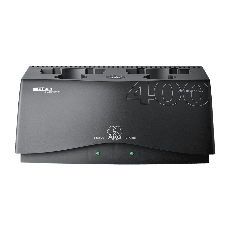 AKG CU400 – Base de carga dual para transmisores WMS420/WMS450/WMS470 (no apta para WMS40 MINI)