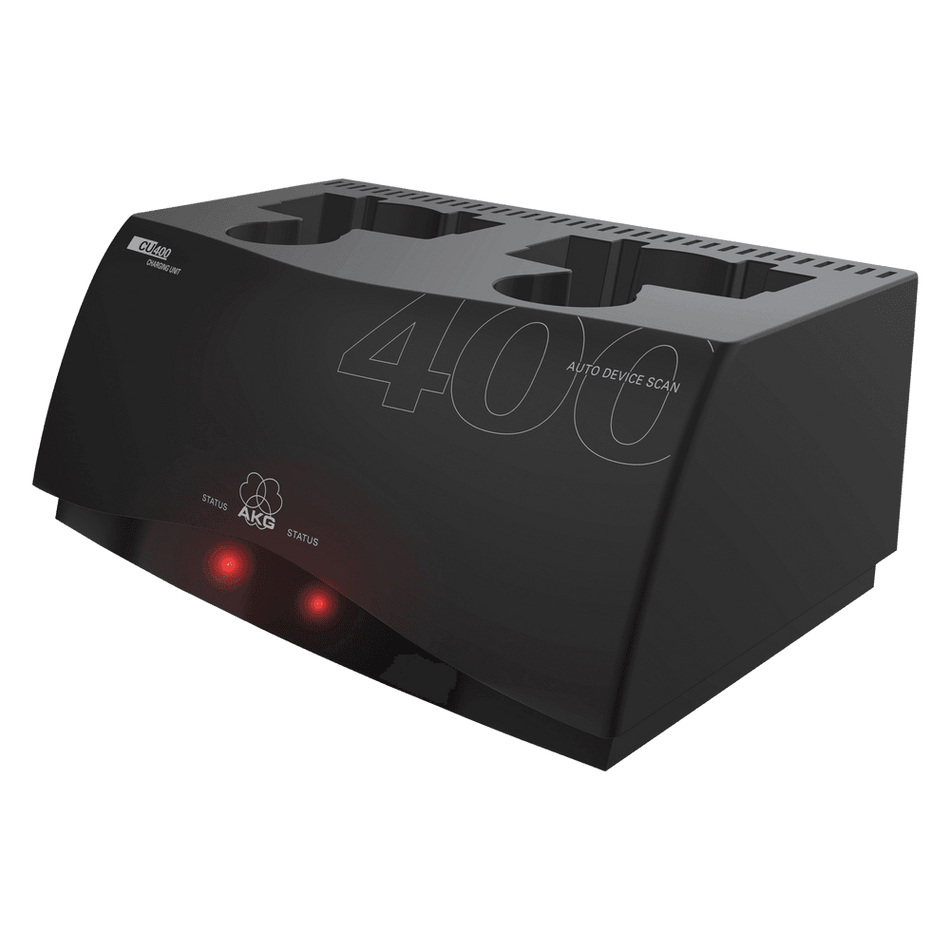 AKG CU400 – Base de carga dual para transmisores WMS420/WMS450/WMS470 (no apta para WMS40 MINI)