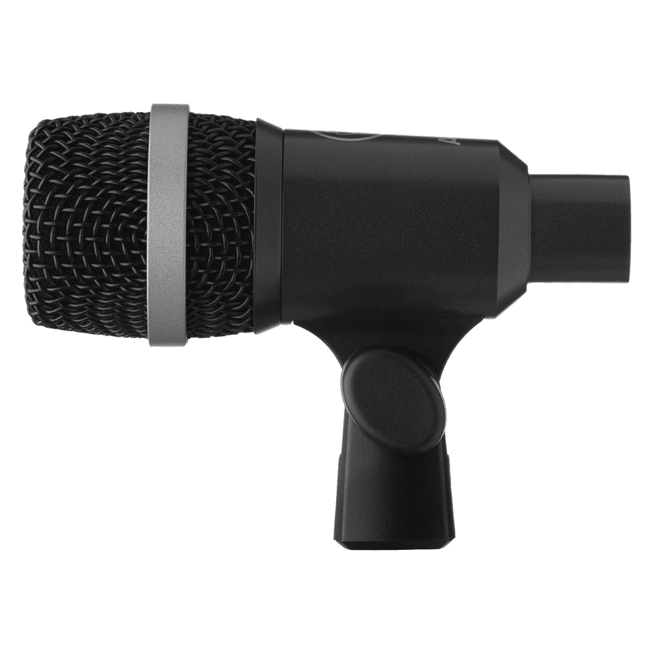 AKG D40 - Micrófono dinámico cardioide para instrumento con diafragma Varimotion y pinza H440