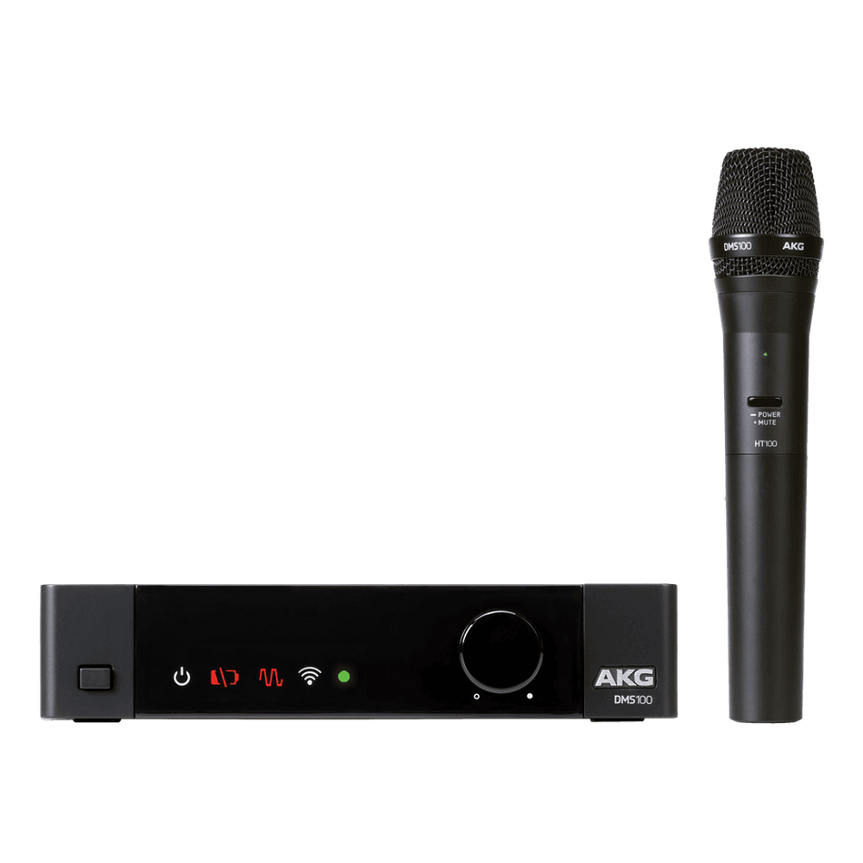 AKG DMS100VSP5 - Wireless Set with HT100 Microphone and SR100 Stationary Receiver