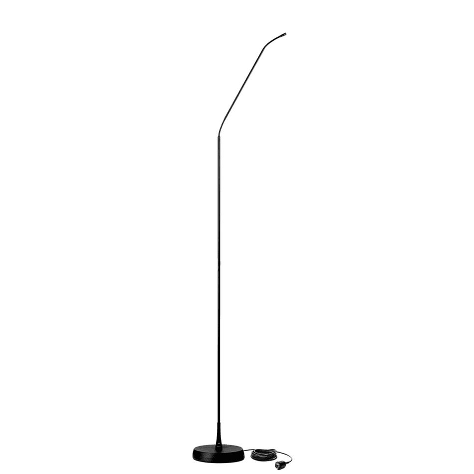 AKG GN155 - Soporte de suelo con cuello de cisne para cápsulas DAM (CK31, CK33 y CK80), anillo LED y cable de 10 m con adaptador phantom
