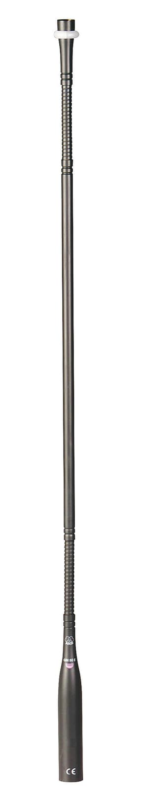 AKG GN50 ESP - Micrófono cuello de cisne modular de 50 cm para cápsulas DAM, con interruptor programable, anillo LED y salida XLR