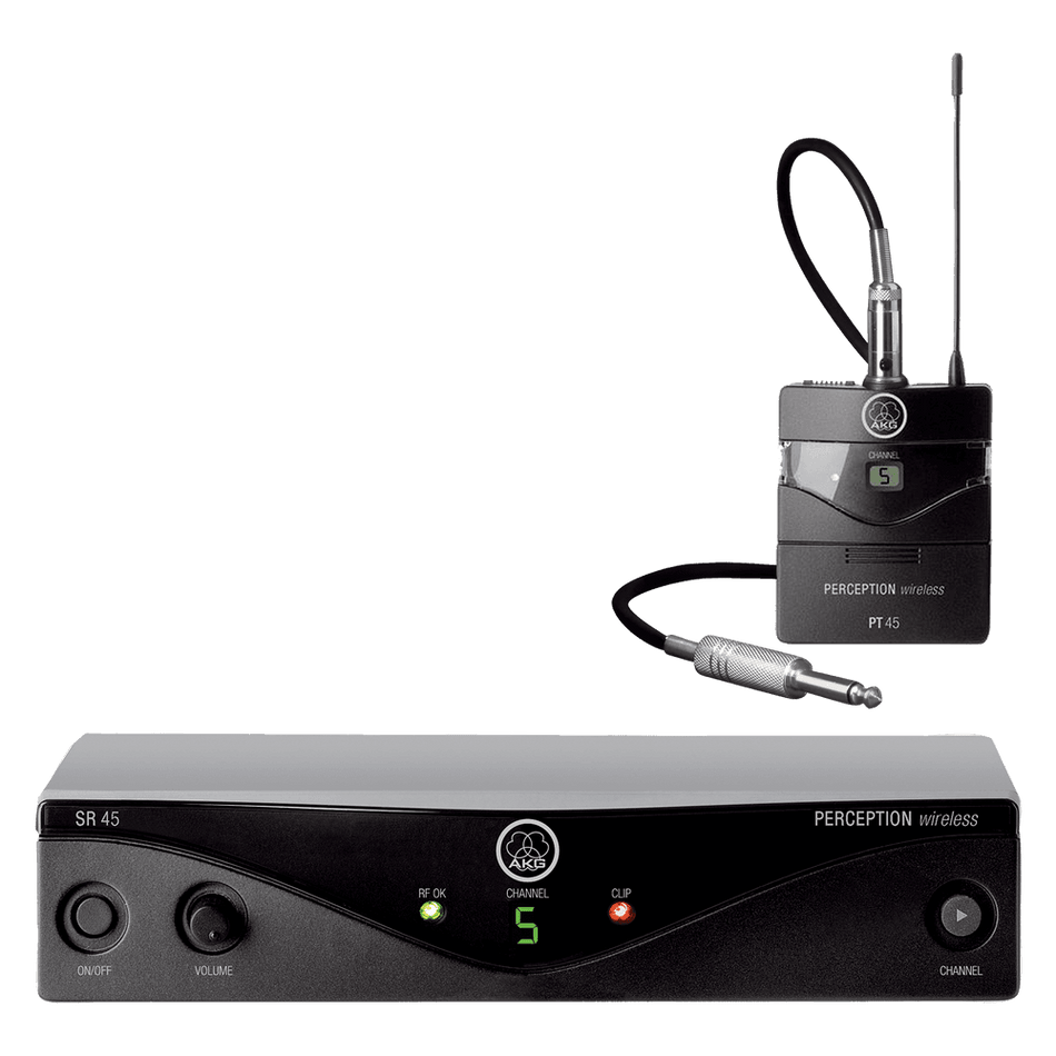 AKG PW45INSETBDA - UHF Instrumental Band A Wireless System with Bodypack and Receiver