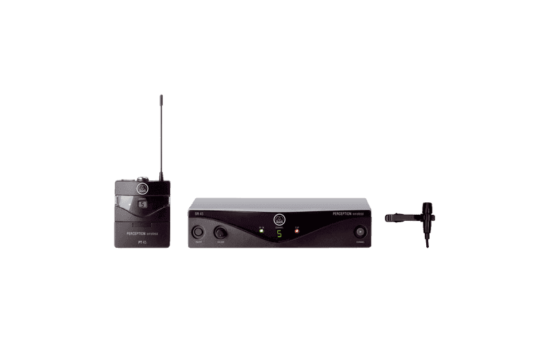 AKG PW45PRESBDU2 - Sistema inalámbrico UHF Presenter Band U2 con petaca, lavalier CK99 L y receptor SR45