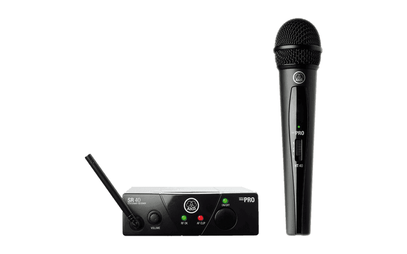 AKG SM2WMS40MINVOCSETISM - ISM1 Vocal Band UHF Wireless System with Microphone and Receiver