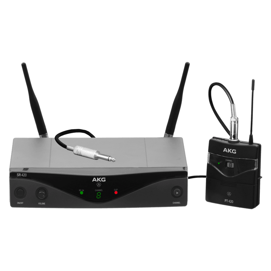 AKG WMS420INSETBDU1 - U1 Instrument Band UHF Wireless System with Bodypack and Receiver