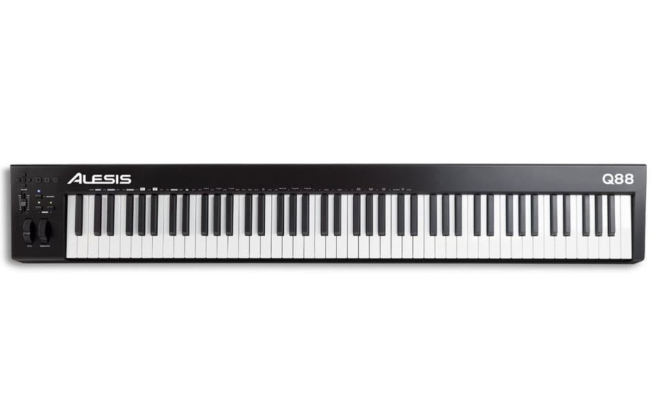 Alesis Q88 MKII – Controlador de teclado USB-MIDI de 88 teclas semiponderadas