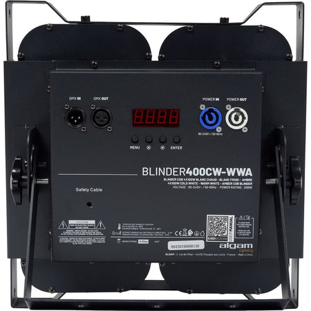 Algam BLINDER400CW-WWA – Blinder COB 4×100W Blanco Frío/Blanco Cálido/Ámbar - Tempo Shop