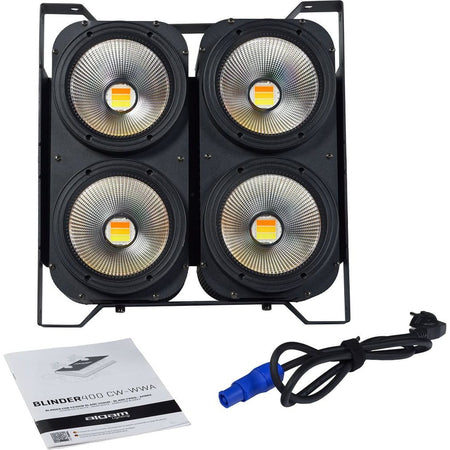 Algam BLINDER400CW-WWA – Blinder COB 4×100W Blanco Frío/Blanco Cálido/Ámbar - Tempo Shop